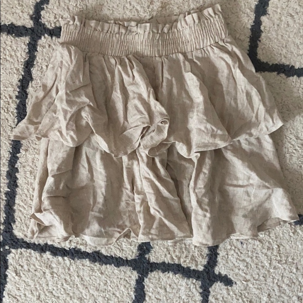 Princess Polly beige skirt